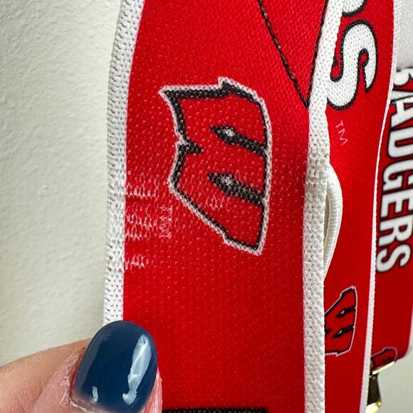 Vintage University Wisconsin Madison Badgers Suspenders Adult Adjustable Clip On - Picture 6 of 7